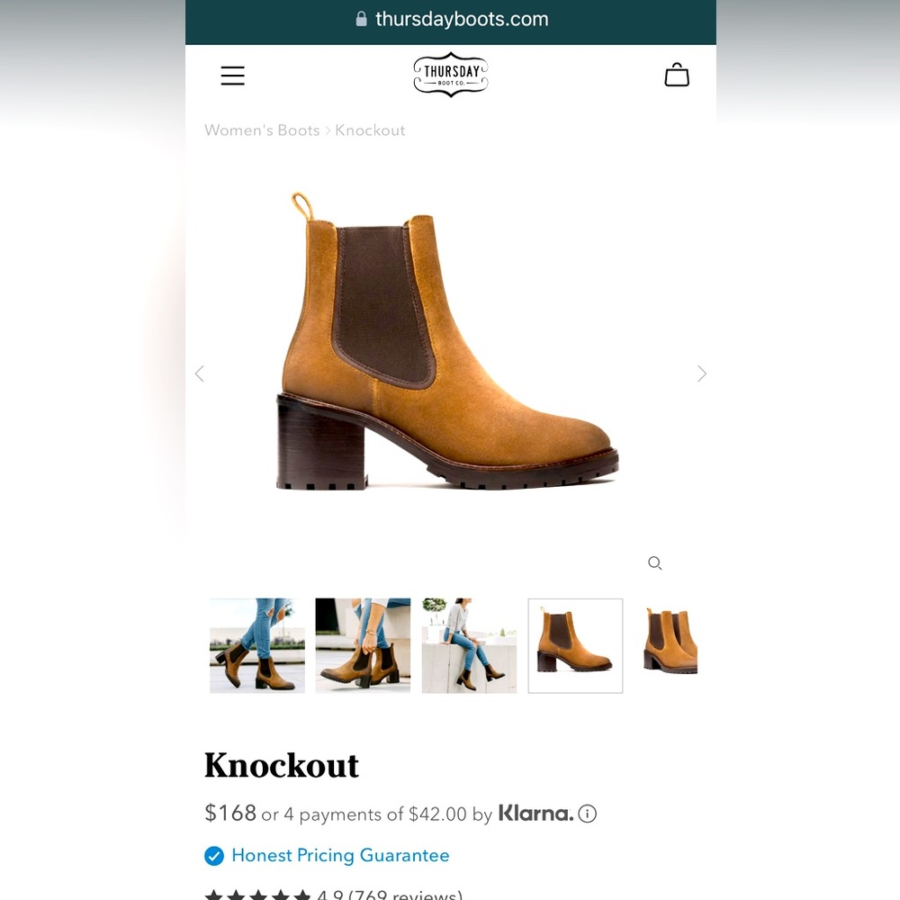 THURSDAY BOOTS • Women’s 9 • Knockout heeled boots